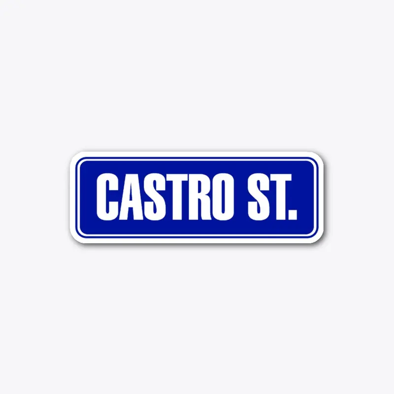 LGBTQ sticker Castro Street
