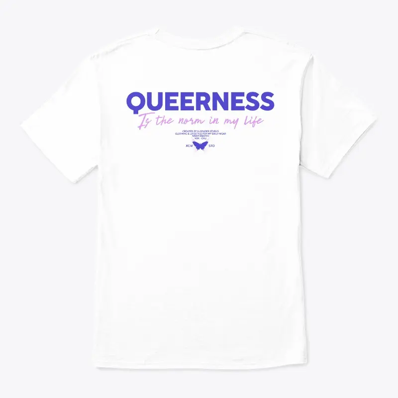Queerness is the norm, back print