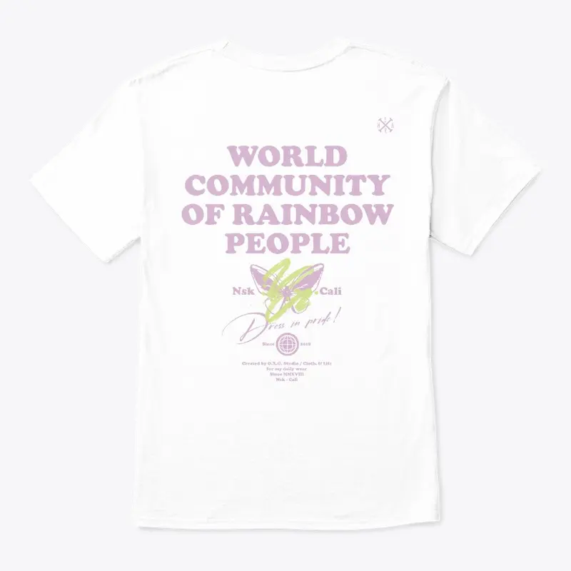 World Community of Rainbow, back print