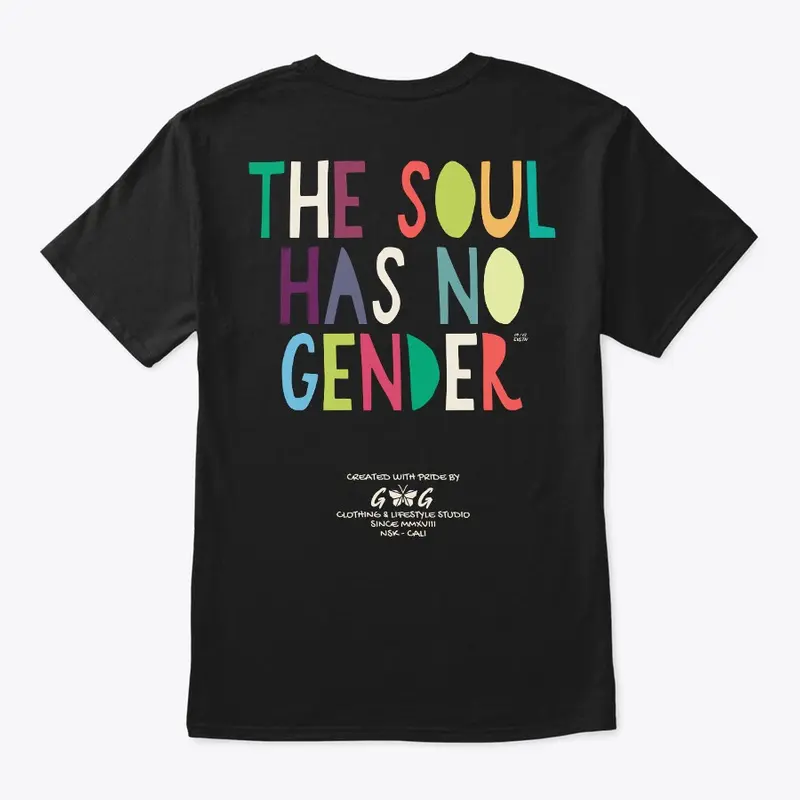 The soul has no gender Paper, back print