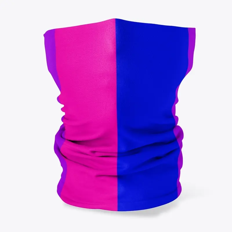 Bisexual flag Neck Gater