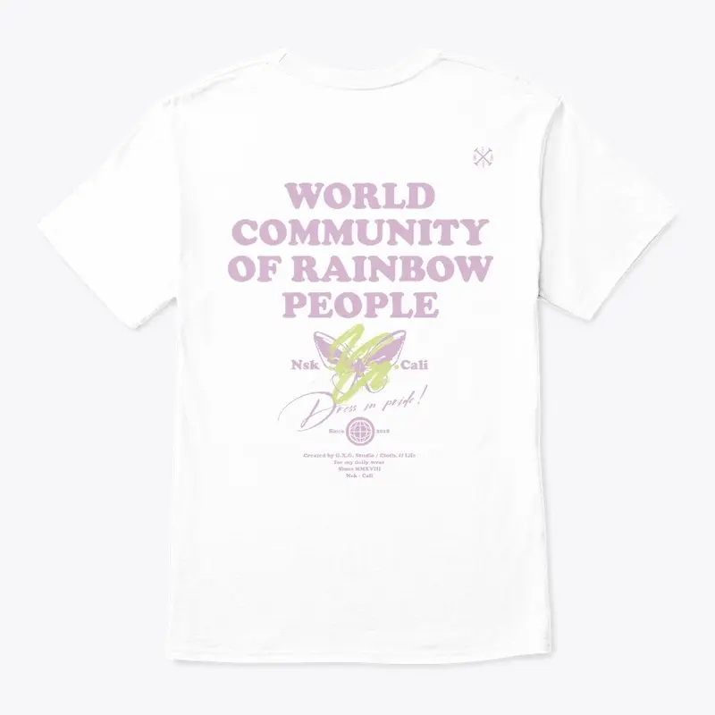 World Community of Rainbow, back print