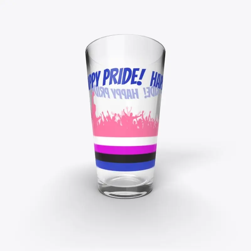 Pride merch of Genderfluid Happy Pride!