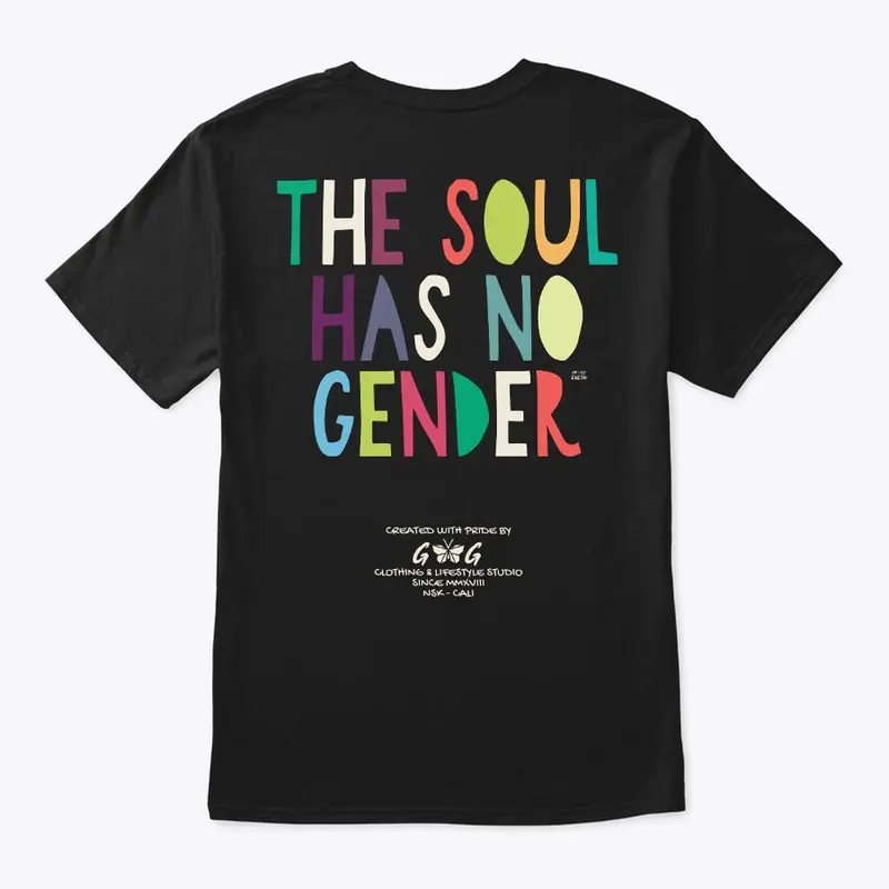 The soul has no gender Paper, back print